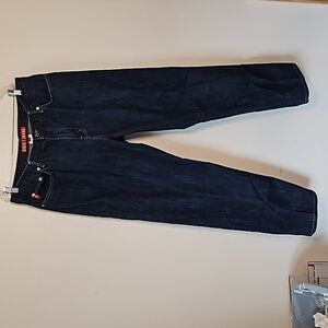 Guess Vintage Dark Wash Cotton Jeans Men's Size 38x34